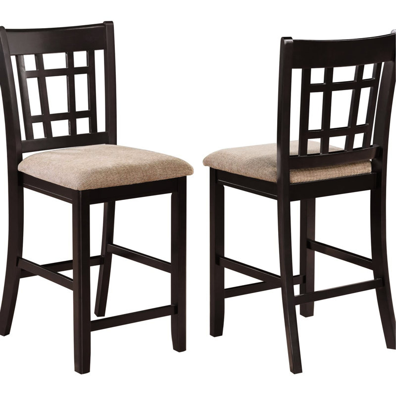 Lattice Back Counter Height Stools