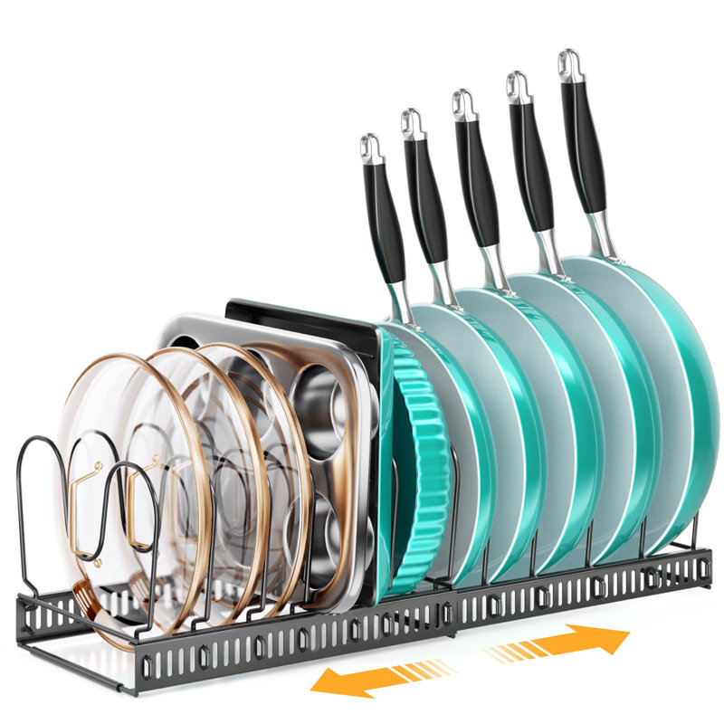 Metal Rectangle Countertop / Cabinet Pot Rack