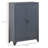 Industrial Steel Storage Cabinet With Storage Shelves, Accent Storage Cabinet For Home