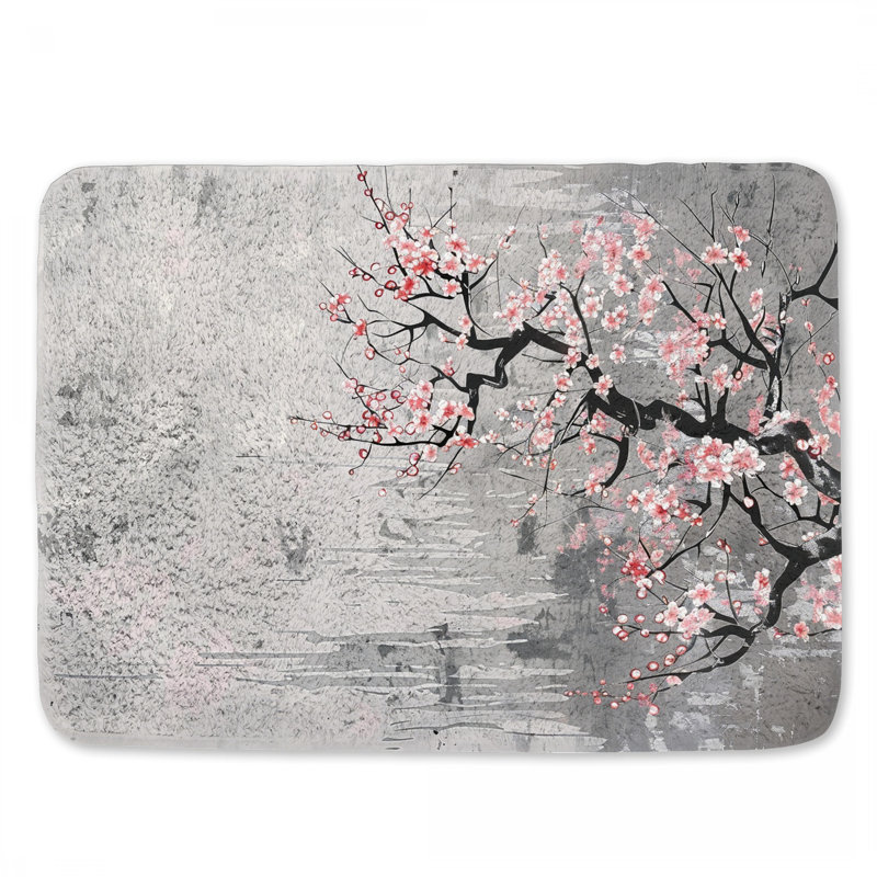Décoration de salle de bain Cherry Blossoms, L 34 po x l 21 po