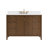 Abramowitz 48" Brown Freestanding Single Sink Bathroom Vanity With Engineered Stone Top