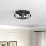 Newlyn 3-Light 15" Flush Mount