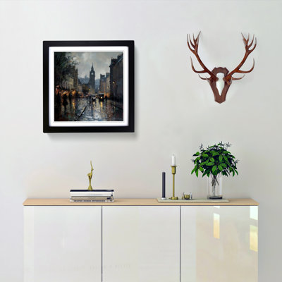 City Of Edinburgh Impressionism - Framed Print
