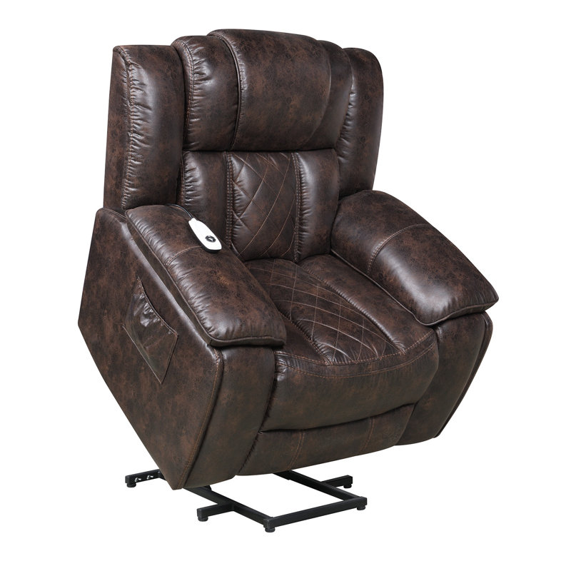 Cadem  42" Wide Fabric, Power Lift Recliner Chair