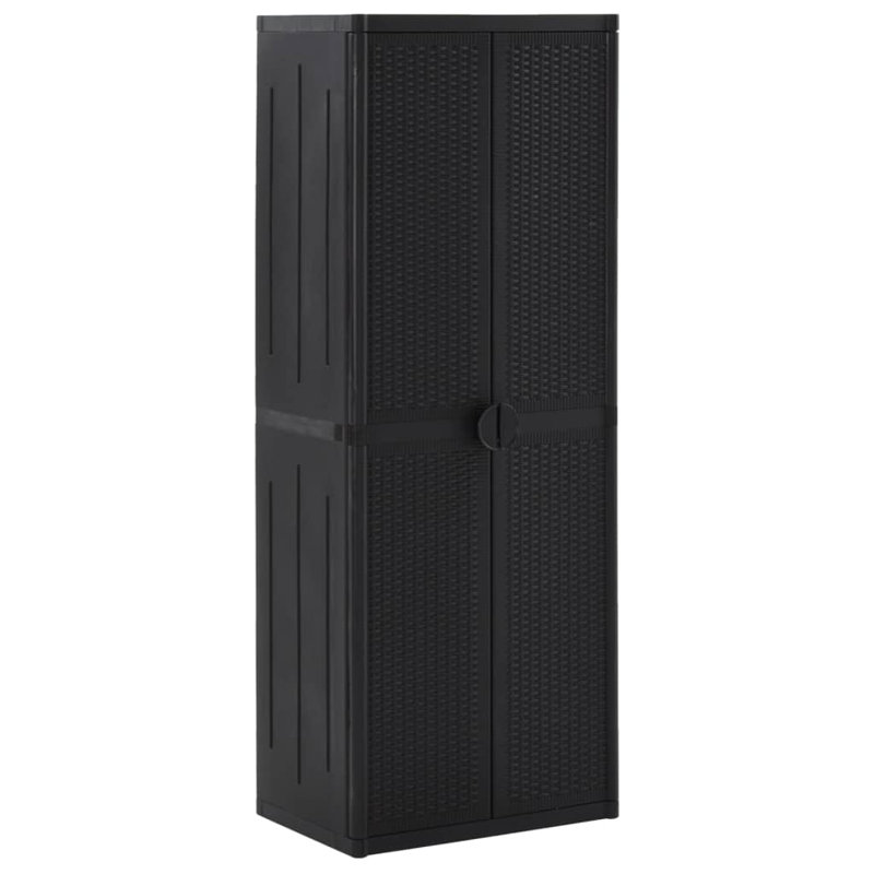 WFX Utility 65cm W 150L Polypropylene Deck Box, Black
