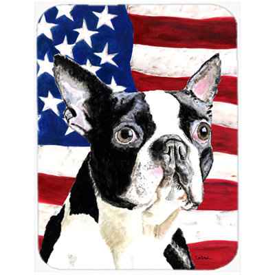 Planche à découper en verre de Boston Terrier aux États-Unis avec planche à découper trinx