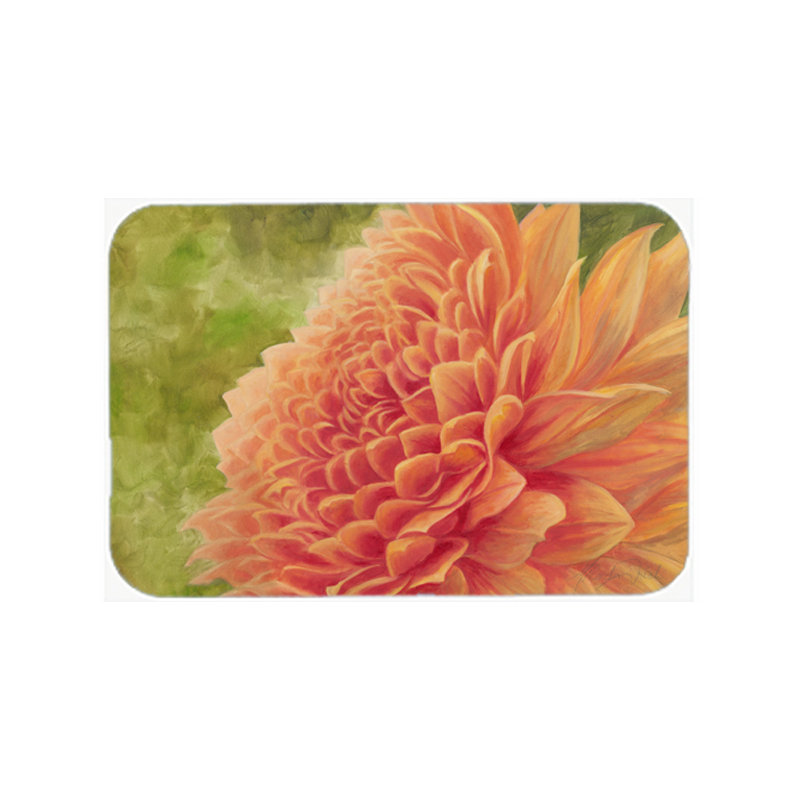 Planche à découper en verre floral trésors caroline