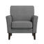Alex Transitional Flared Arm Upholstered Armchair-316918096