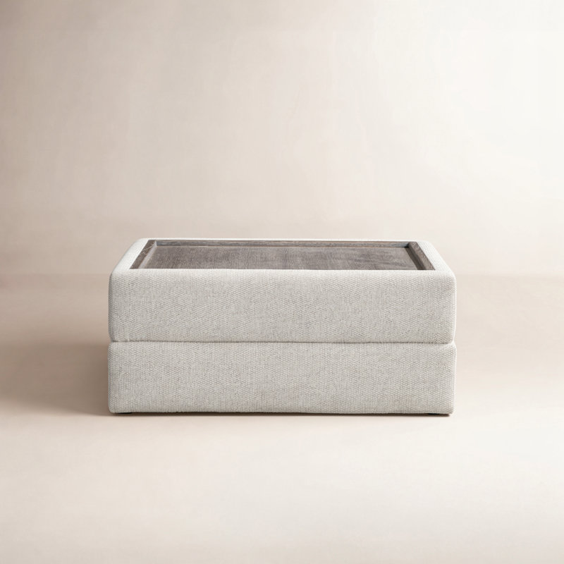 Bernhardt Vista Fabric Tray Ottoman