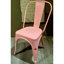 Chaise d'appoint empilable à dossier en lattes Ineisha-2129285652