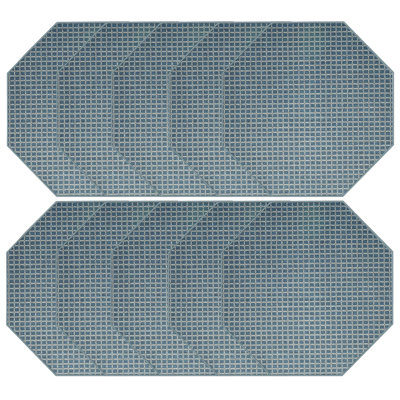 Ensemble de tapis intérieur / extérieur en polyester touffeté à la machine Lachlen