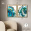 Great Blue Green Abstract -199610346-199610352