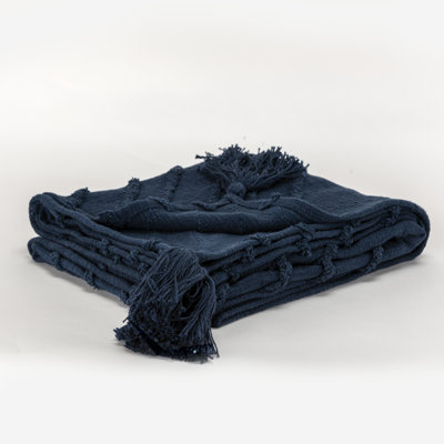  Jeté 100% coton tissé et texturé