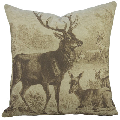 Herd Cotton Throw Pillow
