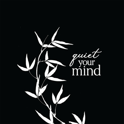 Quiet Your Mind - Wrapped Canvas Art Prints
