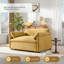 Canapé simple en chenille avec coussin-1270373185