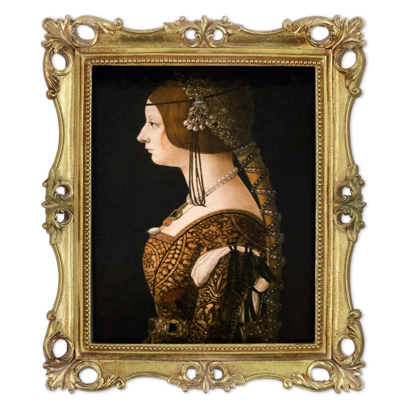 Gold Baroque Picture Frame - Elegant 8X10 Wall/Tabletop Display For Art & Photos