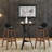 Counter Stool with Solid Wood Frame