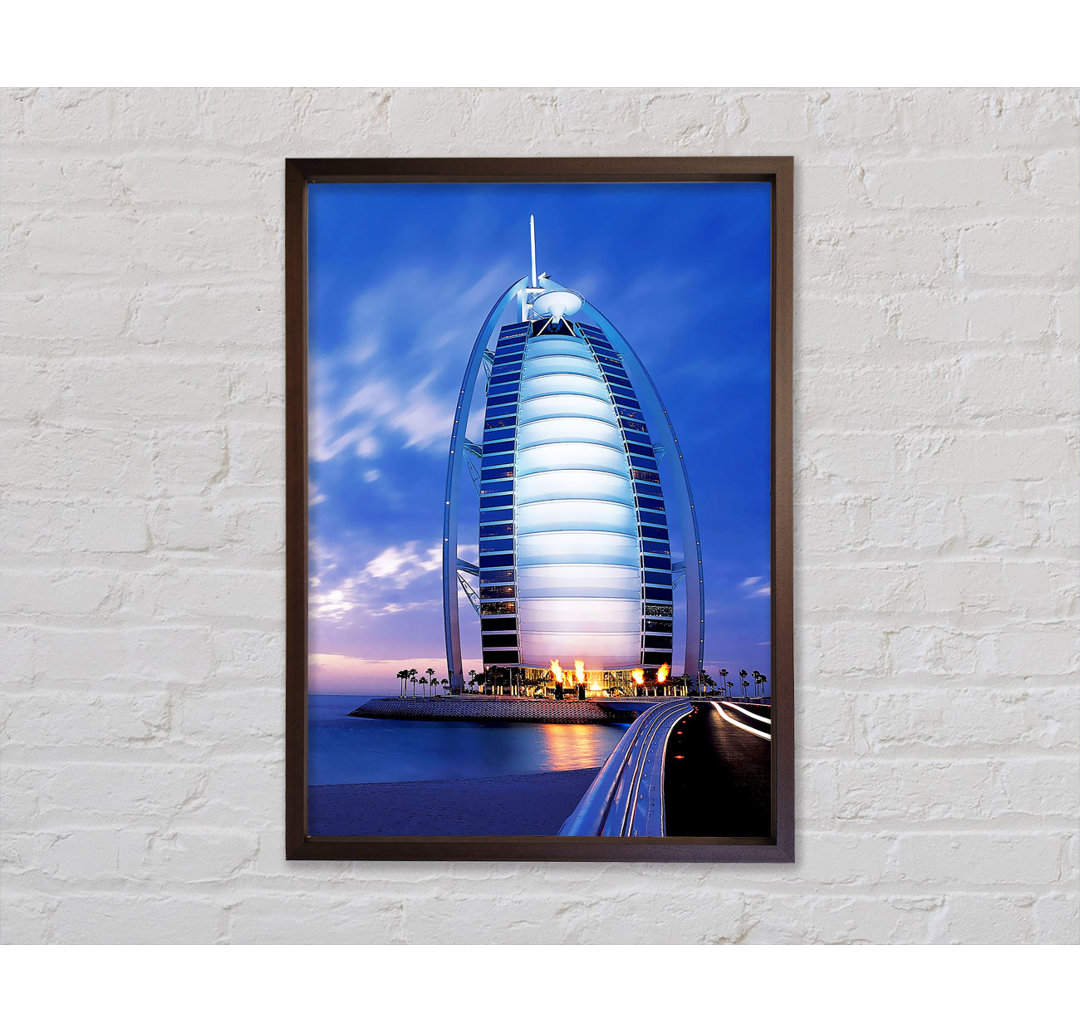 Dubai Beach Front Building - Einzelbildrahmen Kunstdrucke auf Leinwand