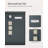 Lenka Locking Post Mounted Letter Box-109681875-109681878