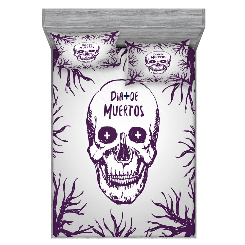 Microfiber Sheet Set, Queen Sheet Set with Fitted Sheet
