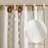 Imani Terracotta 100% Cotton Boho Tufted Chenille Stripe Lined Single 50x84" Curtain Panel-279731402-313730713