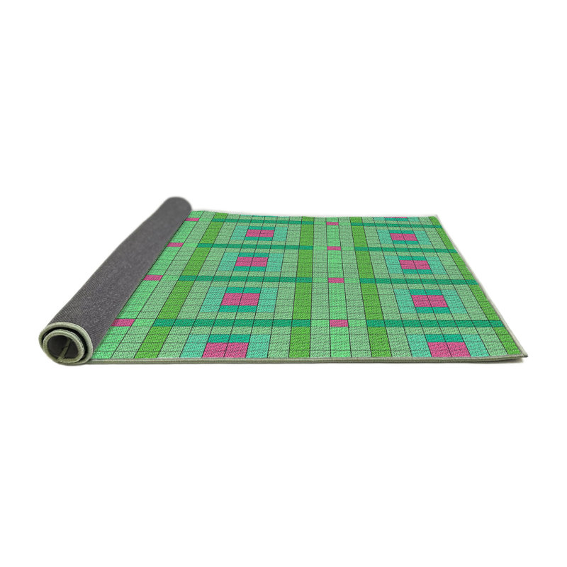 Geometric Indoor Rug, Round 4'