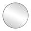 Miroir de salle de bain 30 pouces rond noir avec cadre en alliage d'aluminium-152545526-152545524