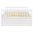Full Size Daybed with Twin Trundle, Storage Drawers & White Guest Bed – Space-Saving Kids & Adult Bed-117597987