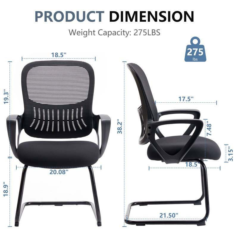 Maksat Mesh Textured Conference Office Chair with Storage