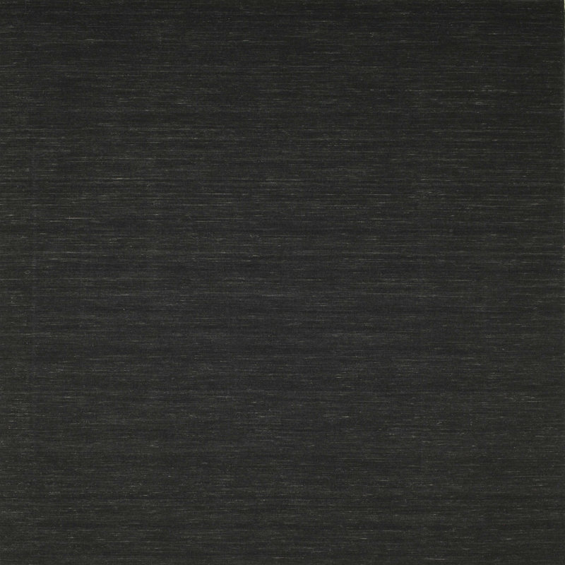 Tapis contemporain noir, Carré 5 pi