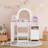 2 in 1 Kids Vanity Set With Mirror And Led Lights-1874142811
