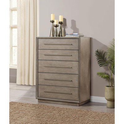 8-drawer Bedroom Chest Washed Oak