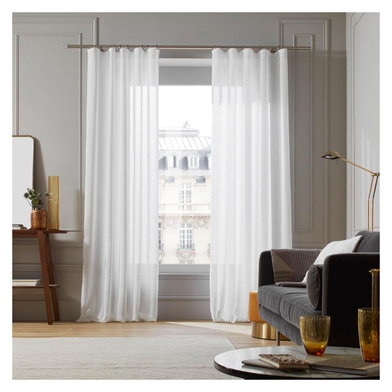 Sheer Curtain, Width 200 x Drop 308cm