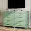 Commode de chambre 31,5 po à 4 tiroirs en métal pour commode de chambre-870557849