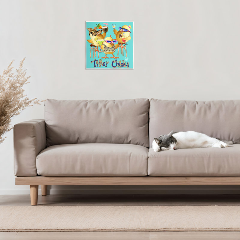 Plaque murale «Tipy Chicks Groovy», conception par Jim Baldwin