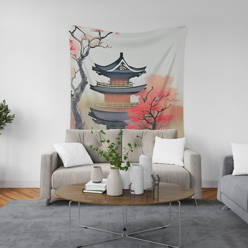 Tapisserie murale, H 88 po x l 104 po