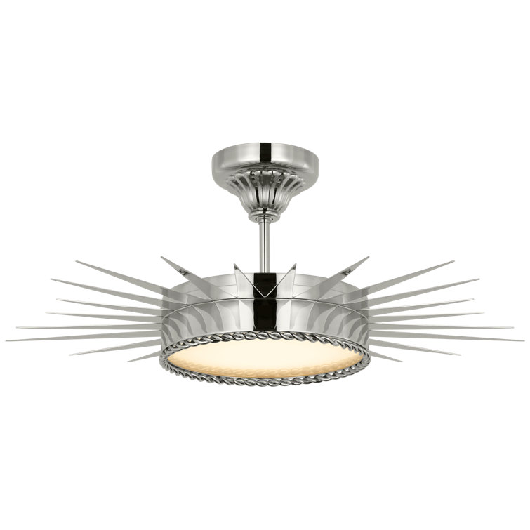 Soleil 1 - Light LED Semi Flush Mount by Suzanne Kasler