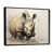 Black Floater Framed
