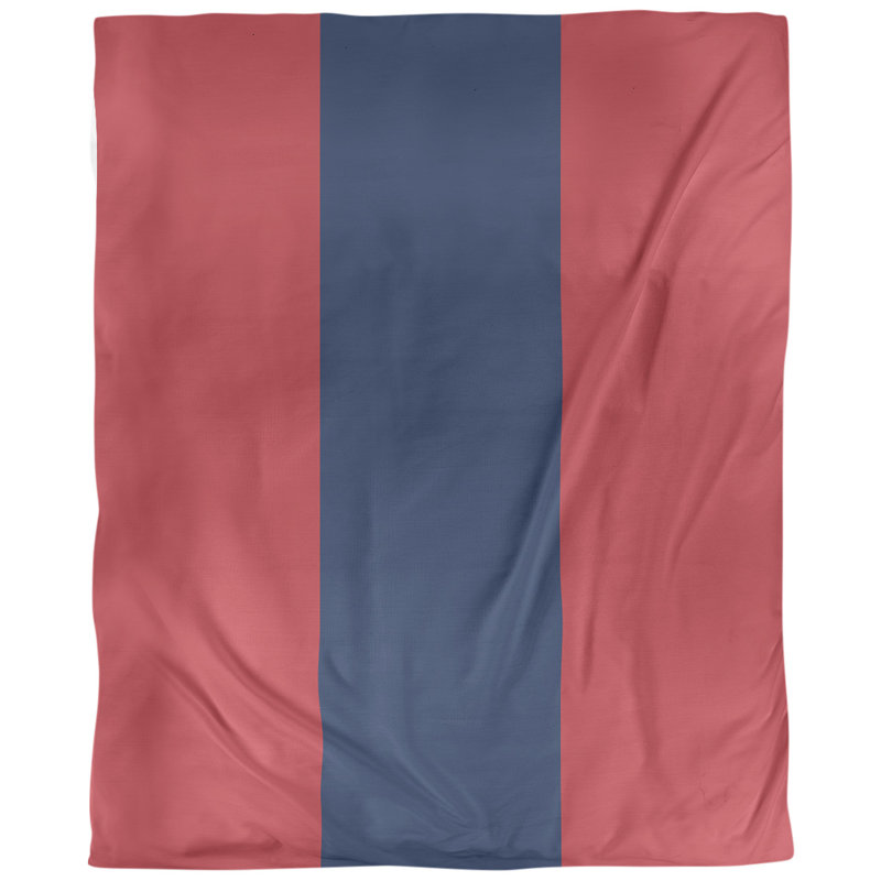  Housse de couette simple réversible, Microfibre, Housse de couette pour grand lit, Rouge / blanc / rouge