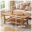 Solid Wood Four Leg Coffee Table-2103228605