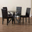 Ensemble repas pour quatre personnes