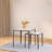 Set Of 2 Iron Nesting Tables With Porcelain Tops