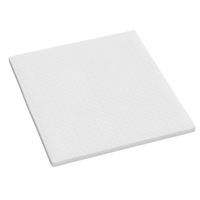 Surmatelas double 4 po en mousse viscoélastique blanche