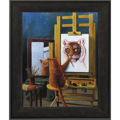 Norman Catwell' Framed Acrylic Painting Print -  Propac Images, 46508