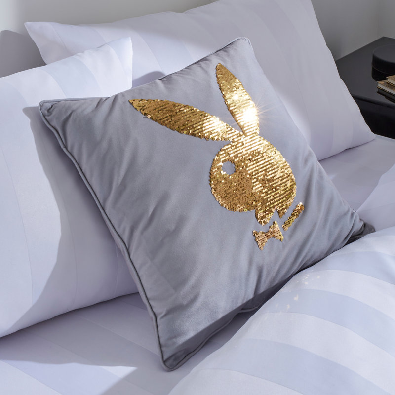 Live Your Dream Bunny Square Throw Pillow Cover