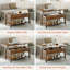 Table basse à plateau relevable multi-fonctions avec rangement Torron 4-en-1-1870837808
