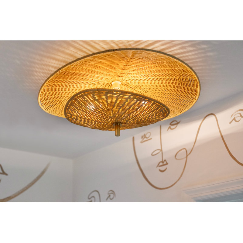 Marigold 3 Light Semi Flush Mount by Megan Molten x Mitzi