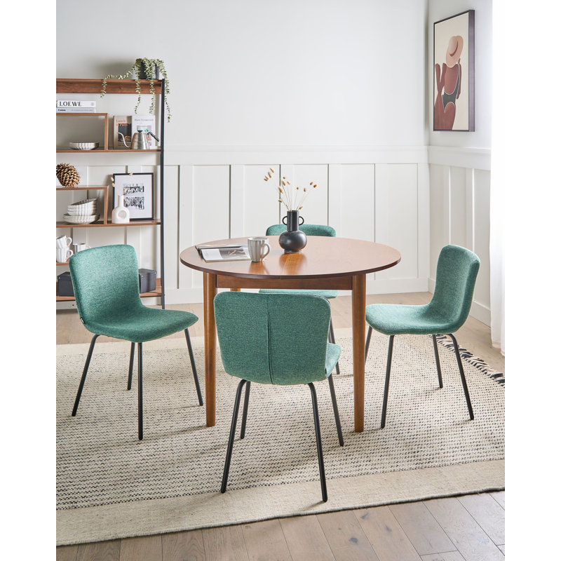 47cm H Fabric Upholstered Upholstered Back Accent, Green