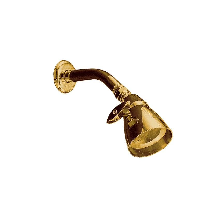 Ensemble de douche encastré St. Lawrence, Laiton poli non laqué